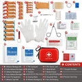 Kit de premiers secours compact SONORA avec bandages, ciseaux et autres essentiels pour les urgences.