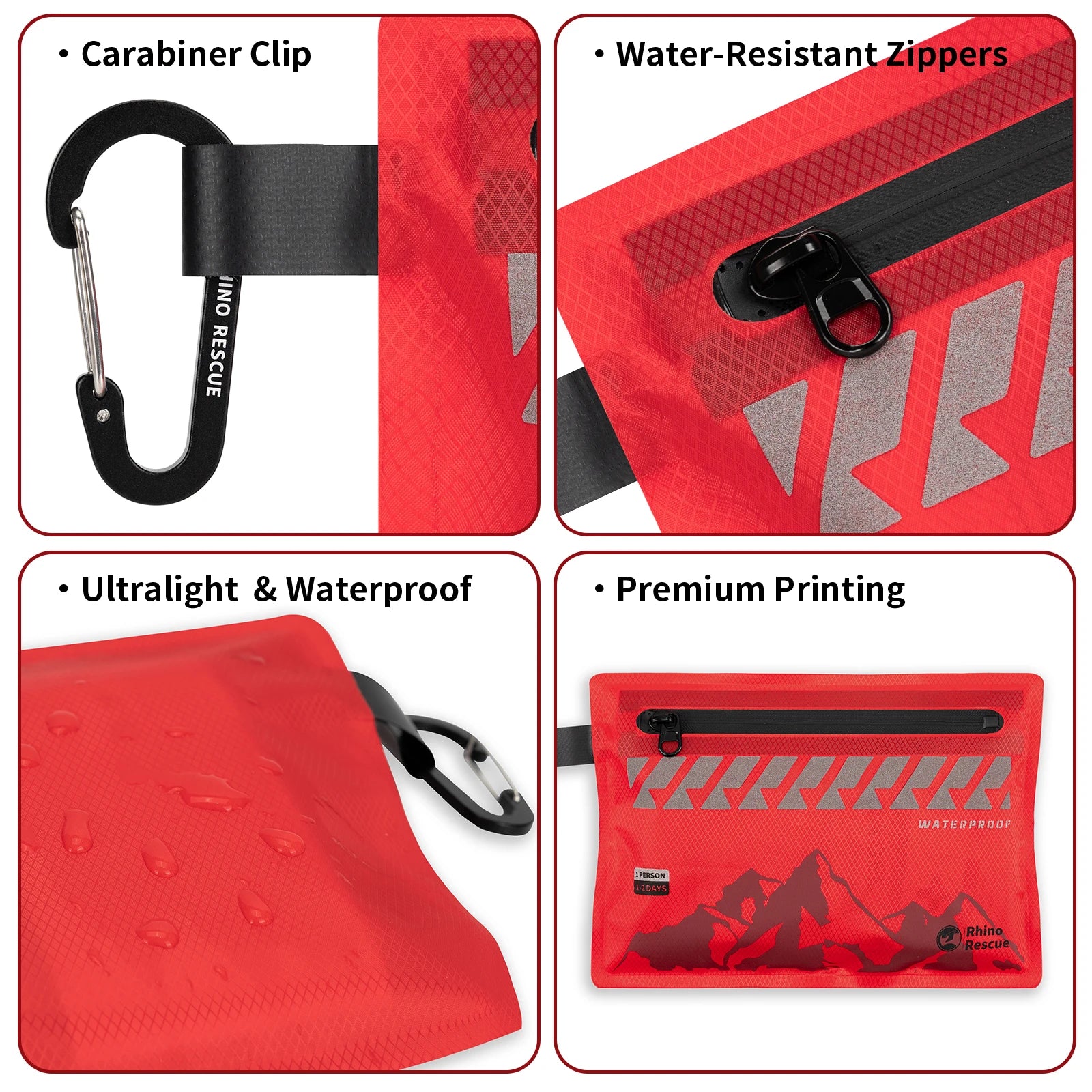 Trousse de premiers secours petite de la marque SONORA, contenant des bandages, médicaments et outils essentiels pour les urgences.
