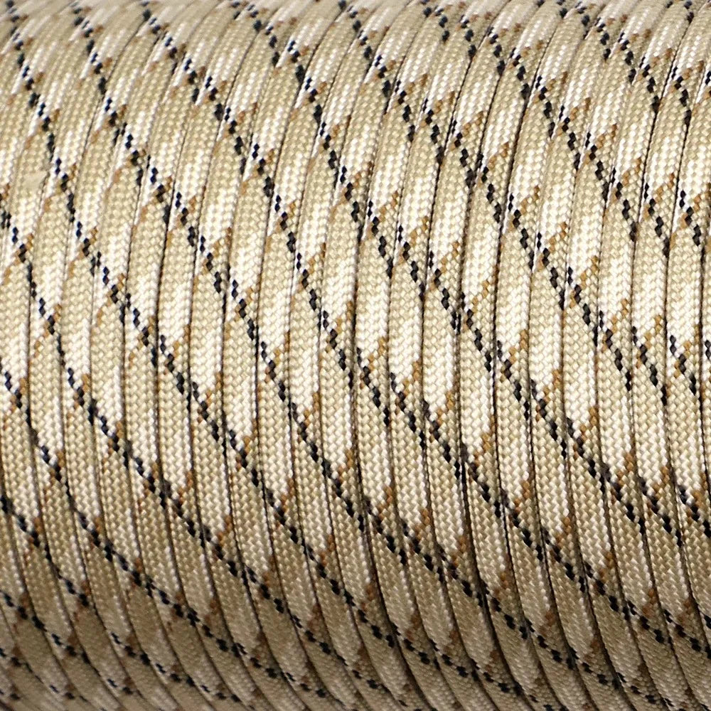 Paracorde 550 noire de 5m de la marque SONORA, corde résistante pour camping, survie ou bricolage.